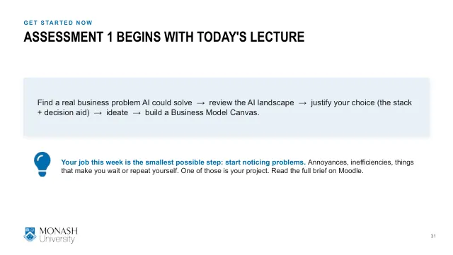 Week 1 lecture slide 31